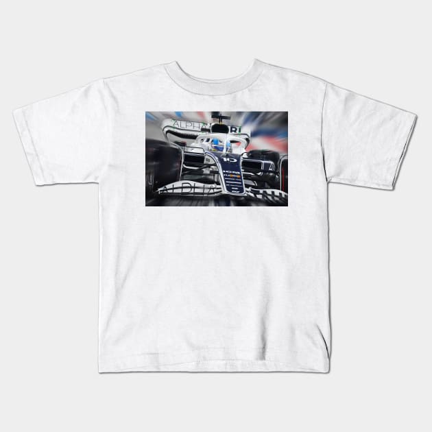 Gasly 2022 Kids T-Shirt by DeVerviers